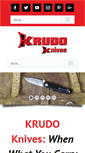 Mobile Screenshot of krudoknives.com