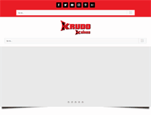 Tablet Screenshot of krudoknives.com
